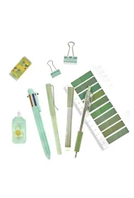 dpCraft Zestaw szkolno biurowy pastel green 9el