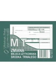 Zmiana miejsca u�ytkowania �rodka trwa�ego (422-5)