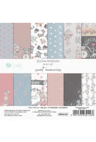 dpCraft Zestaw papier�w memories 15,2x15,2cm 24 kartki