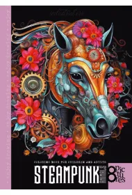 Kolorowanka A4 8 obrazk�w Steampunk Ko�