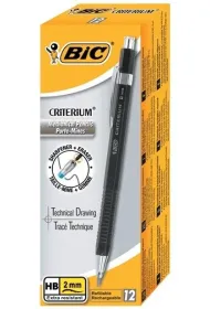 Paczka O��wek mechaniczny BIC Criterium Black 2mm HB 12szt.