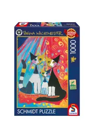 Puzzle 1000 Rosina Wachtmeister Szcz�liwa kocia Schmidt