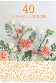 Trend Kartka okoliczno�ciowa Urodziny 40