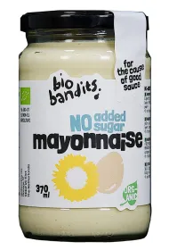 Bio Bandits Majonez jajeczny bez dodatku cukru 370 ml Bio