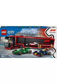 LEGO City F1® Ciarwka z bolidami RB20 i AMR24 F1® 60445