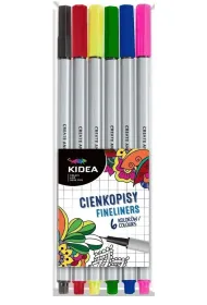 Derform Cienkopisy 6 szt.