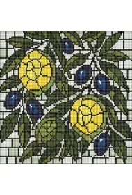 Diamentowa mozaika - Witra�. Cytryny 30x30cm