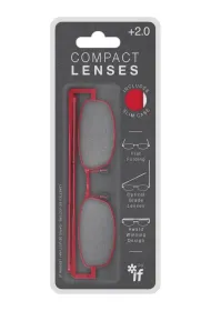 Compact Lenses Okulary +2.0 mix kolor�w + etui