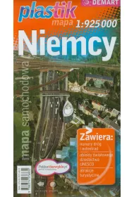 Niemcy 1:925 000 Plastik mapa