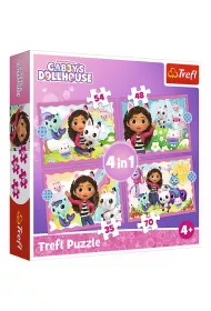 Puzzle 4w1. Przygody Gabi Trefl
