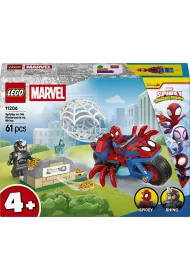 LEGO Marvel Spidey na motocyklu kontra Rhino 11206