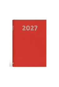 Terminarz 2027 A5 standard czerwony