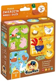 Puzzle Zwierz�ta ma�e i du�e Bright Junior Media