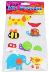 Fresh Zestaw naklejek Eva Zwierz�ta 9 szt