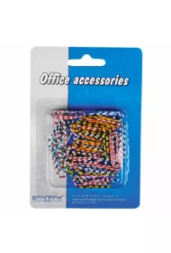 Starpak Spinacze metalowe Zebra 28 mm