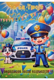 Yeku Karnet Urodzinki Policjant 3K