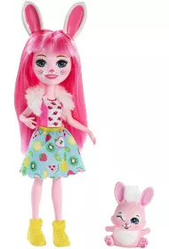 Enchantimals Lalka Bree Bunny + Krlik Twist 4+ Mattel
