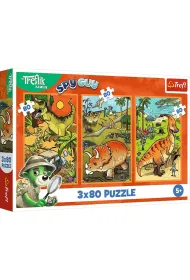 Puzzle 3x80 el. Zwyczaje Treflik�w
