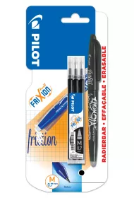 Pilot Pi�ro kulkowe Frixion czarne + wk�ady 0.7mm