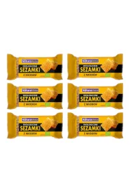 NaturaVena Sezamki z miodem Zestaw 6 x 27 g Bio