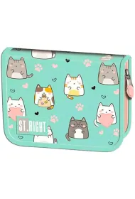 St. Majewski Pi�rnik dwuklapkowy bez wyposa�enia Charming Cats