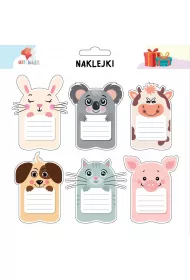 All4Kids Naklejki zwierzaki na szafk i zeszyt 2