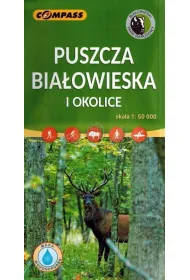 Mapa tur. - Puszcza Bia�owieska i okolice 1:50 000