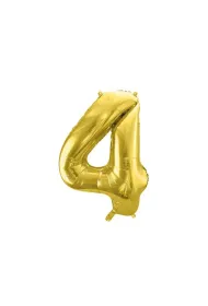 PartyDeco Balon foliowy 4 jasny z�oty 72cm