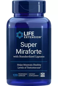Life Extension Super Miraforte with Standardized Lignans Suplement diety 120 kaps.