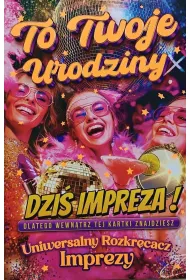 Yeku Karnet Urodziny damskie