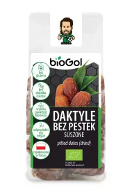 Biogol Daktyle bez pestek suszone bezglutenowe 150 g Bio