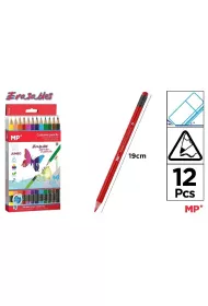 Mp Main Paper Kredki o��wkowe �cieralne z gumk� Jumbo 12 szt.