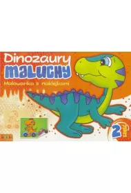 Dinozaury maluchy. Malowanka z naklejkami cz.2
