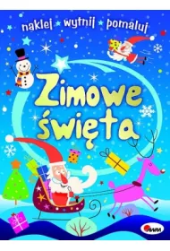 Naklej, wytnij, pomaluj. Zimowe �wi�ta