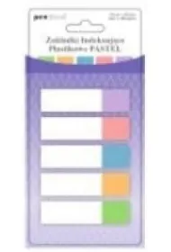 Polsirhurt Zak�adki indeksuj�ce pastelowe 2x45mm 125 szt.