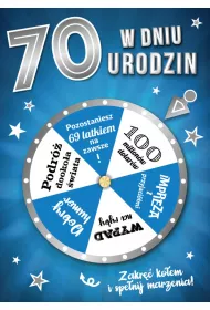 Armin Style KARNET URODZINY 70 B6 Z KOP AS GM-1073 FOL