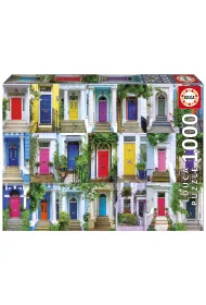 Puzzle 1000 el. Drzwi z Notting Hill Londyn Anglia Educa