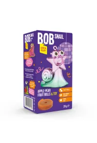 Bob Snail Przekska owocowa jabko-gruszka + zabawka 20 g