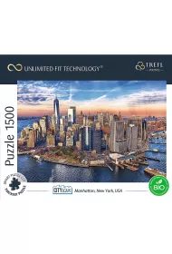 Puzzle 1500 el. Manhattan, Nowy Jork, USA Trefl
