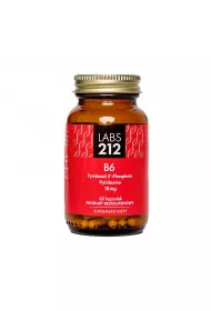 Labs212 Witamina B6 pirydoksalo-5-fosforan z pirydoksyn Suplement diety 60 kaps.
