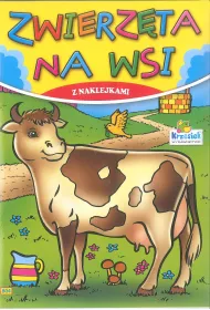 Kolorowanka Zwierz�ta na wsi. Krowa ( A5, 16 stron)