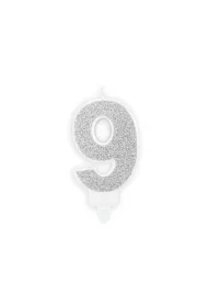 PartyDeco �wieczka urodzinowa 9 7cm