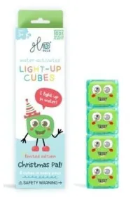 Kostki sensoryczne �wiec�ce w wodzie Christmas Glo Pals