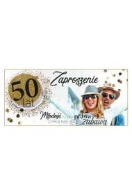 AbCard Zaproszenie na 50 Urodziny Z103 (5 szt)