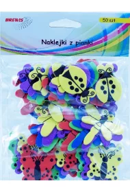Brewis Naklejki z pianki owady 50 szt.