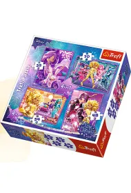 Puzzle 4w1 - Gwiezdne przyjaci�ki (35+48+54+70 el.) Trefl