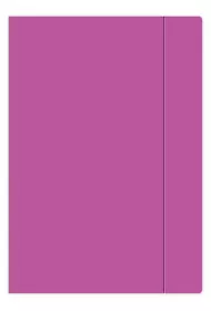 Interdruk Teczka z gumk� papierowa A4 fluo
