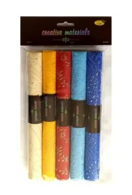 Galeria Hobby Papier czerpany ozdobny 140g, 25x35cm, 5 arkuszy
