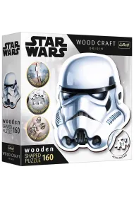 Puzzle drewniane 160 el. He�m szturmowca Trefl