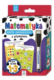Matematyka klasy 1-3. Karty edukacyjne z pisakiem dla klas 1-3
